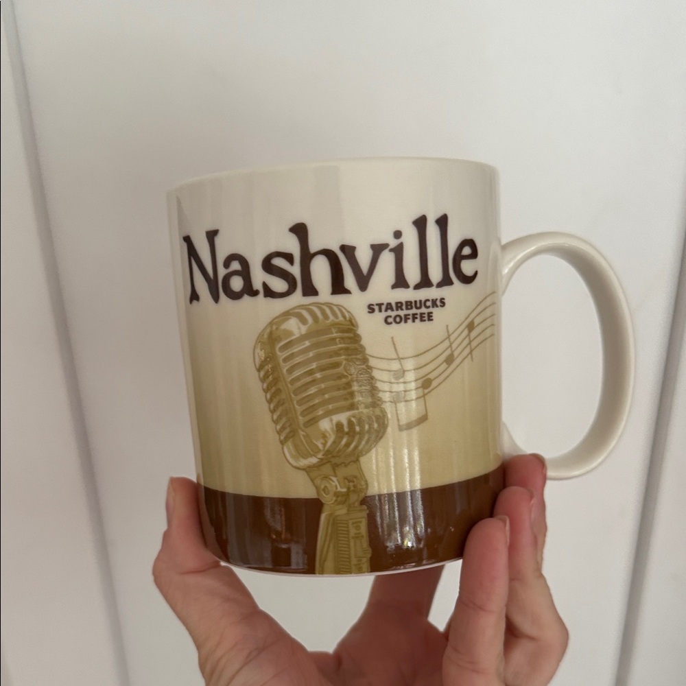 Starbucks Nashville Mug with Microphone Design
